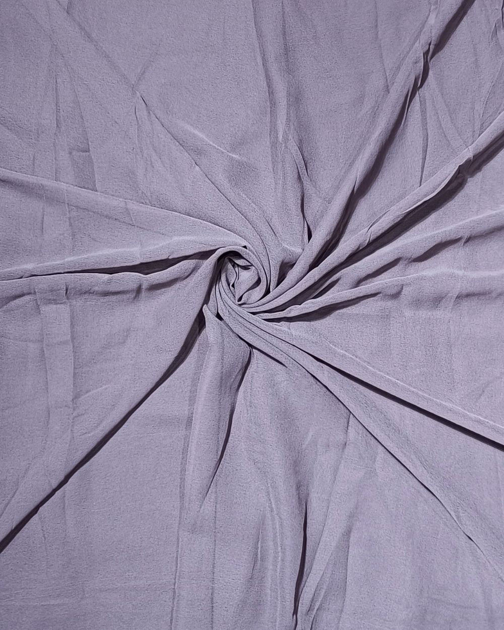 Plain Georgette Rocket Metallic Grey Colour 44 Inches Width