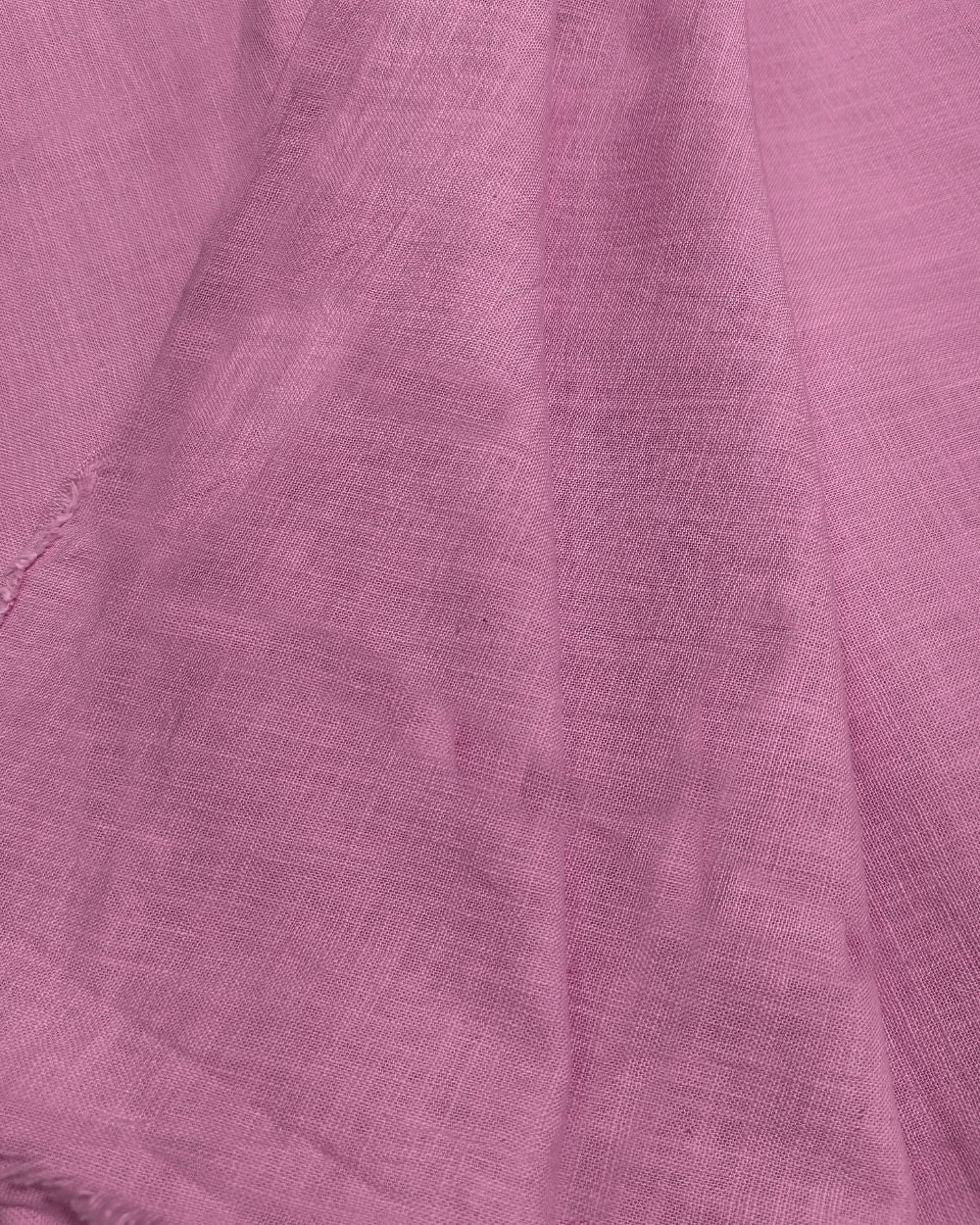 Plain Cotton Linen Baby Pink Colour 44 Inches Width