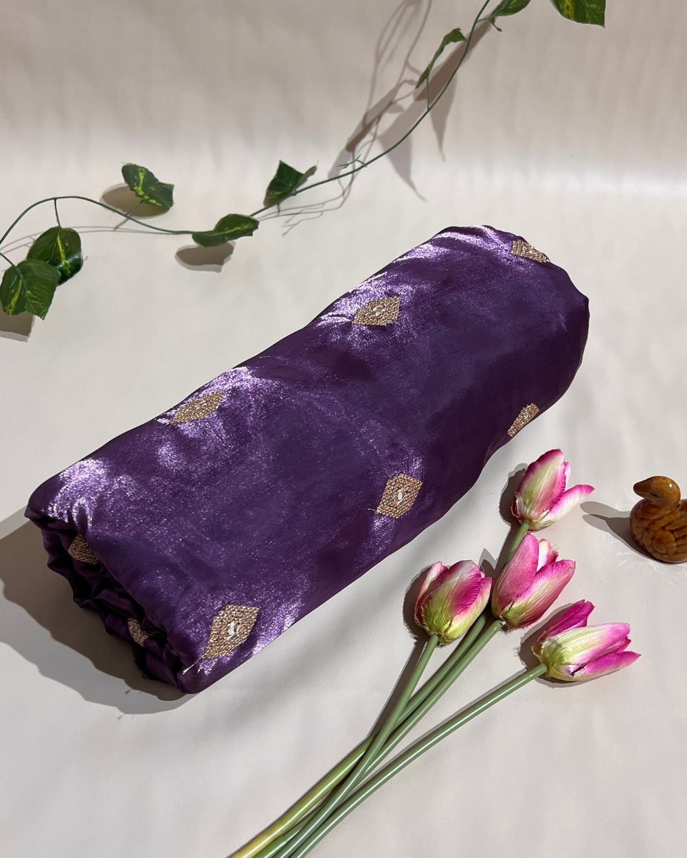Jimmy Choo Work Purple Colour 45 Inches Width