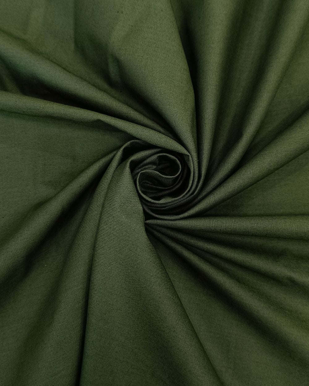 Plain Poplin-Cotton Mehandi Green Colour 42 Inches Width