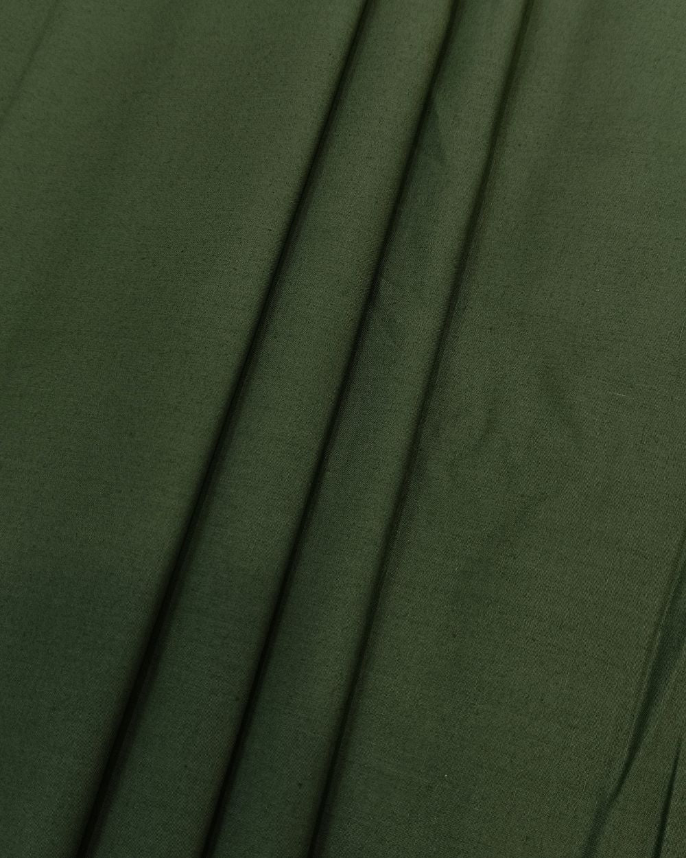 Plain Poplin-Cotton Mehandi Green Colour 42 Inches Width