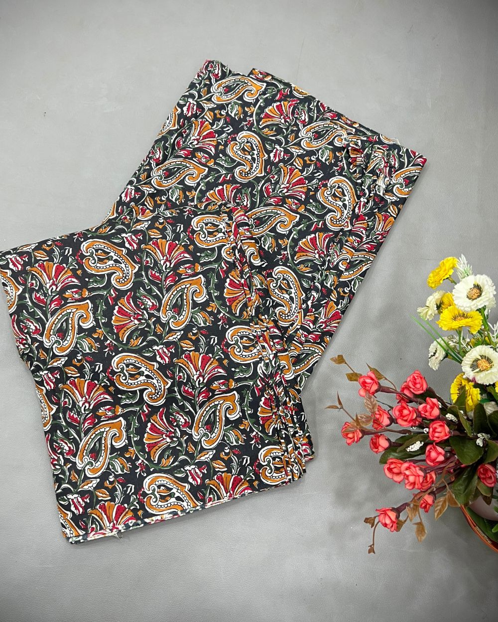 Printed Cotton Black Colour 42 Inches Width