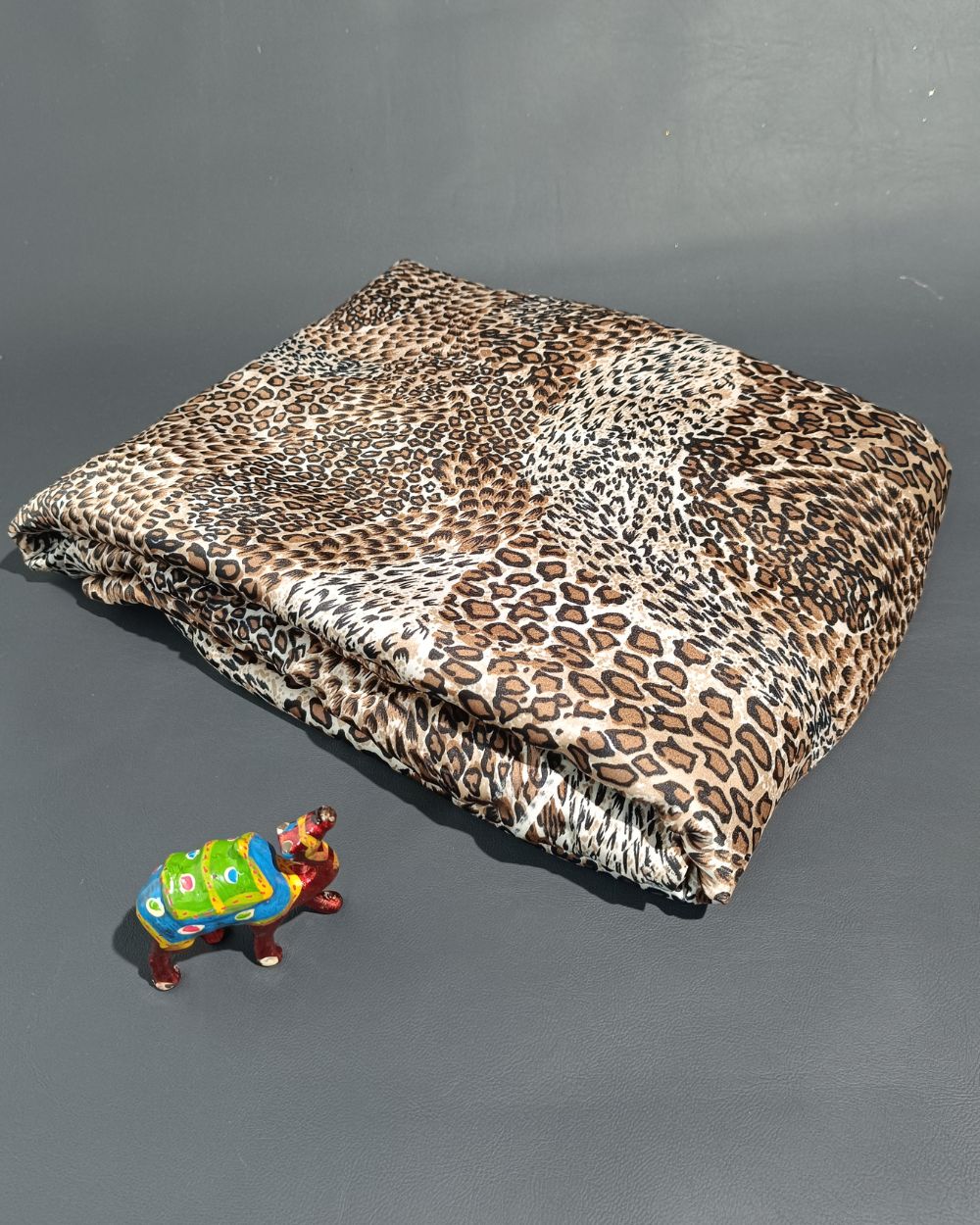 Printed Satin Coffee Colour 44 Inches Width