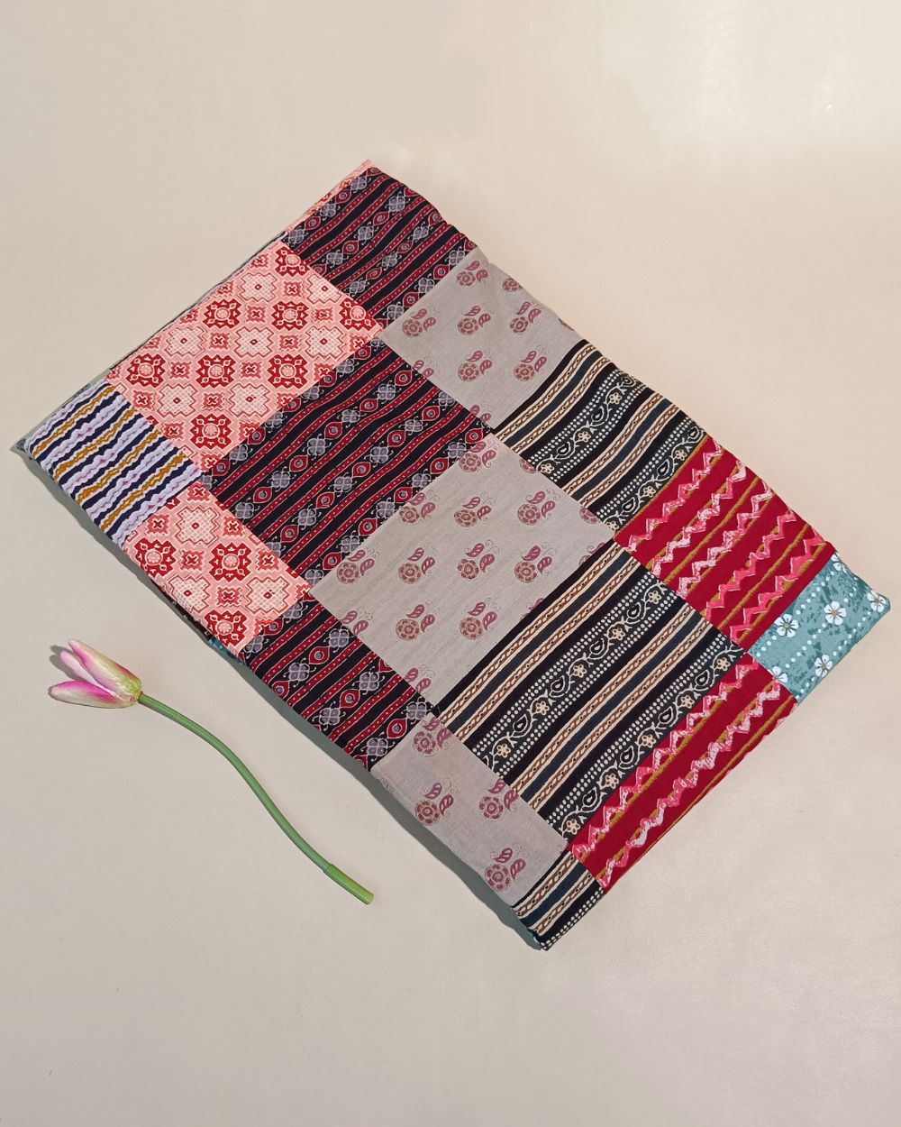 Printed Cotton  Patchwork Quilt Multicolor 42 Inches Width