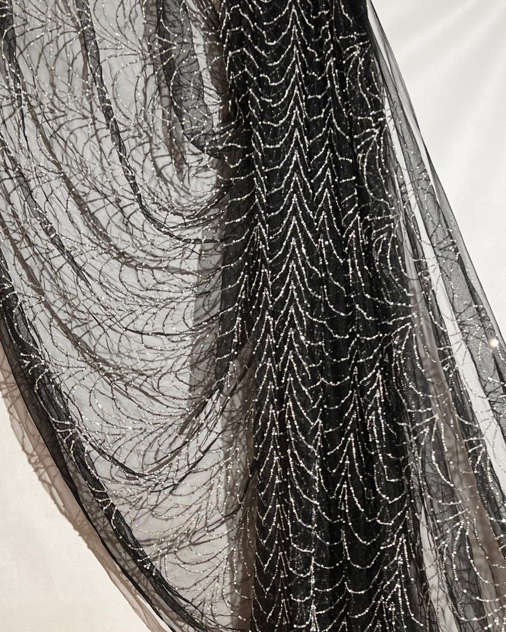 Imported Net Work Black Colour 62 Inches Width