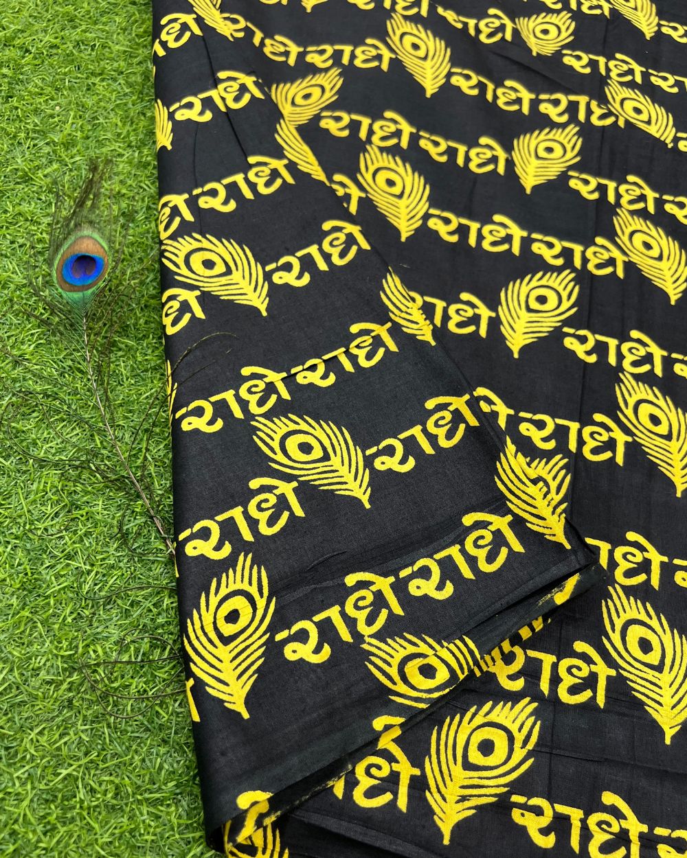 Printed Cotton Black Colour 44 Inches Width