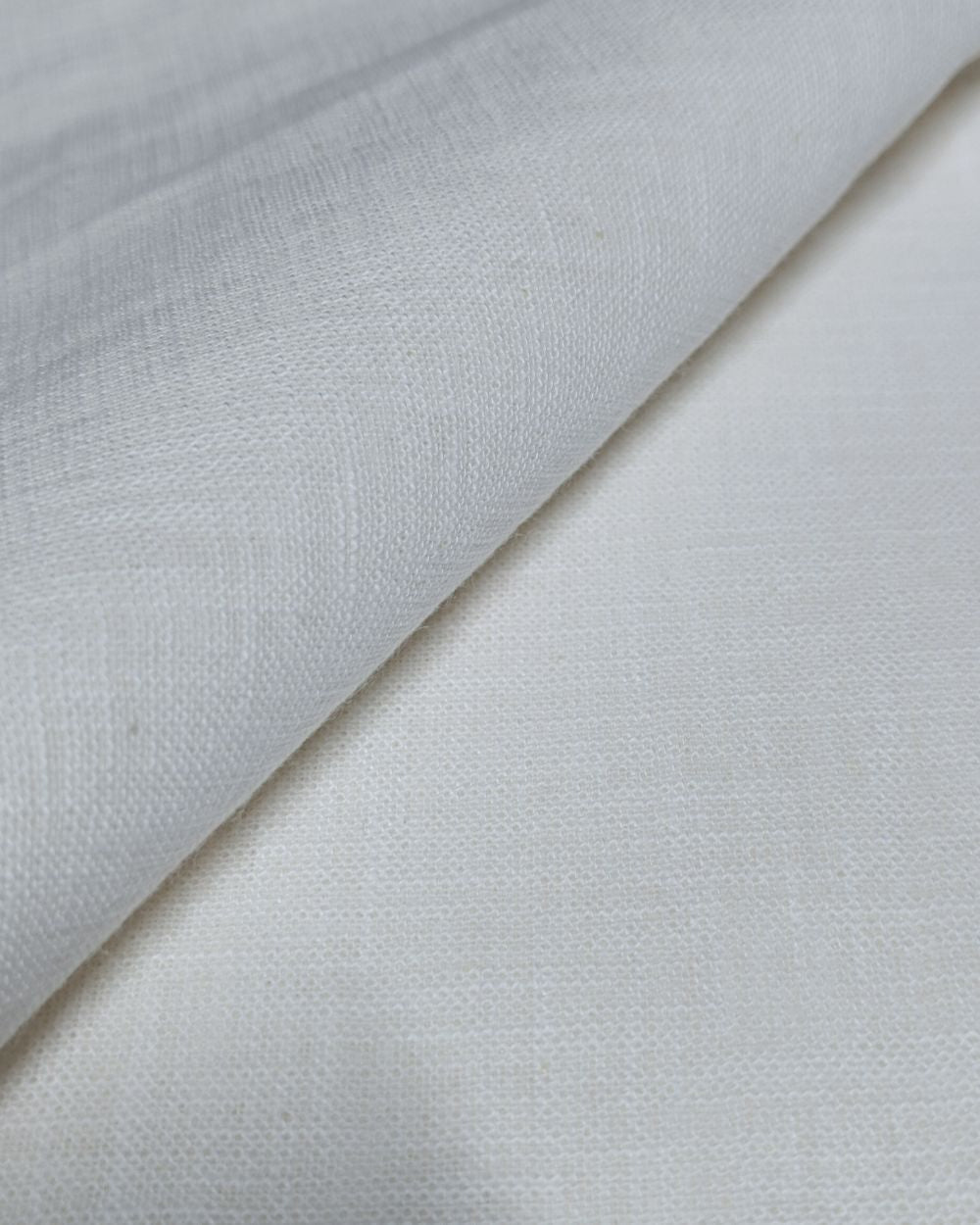 Plain Cotton Linen Off White Colour 43 Inches Width