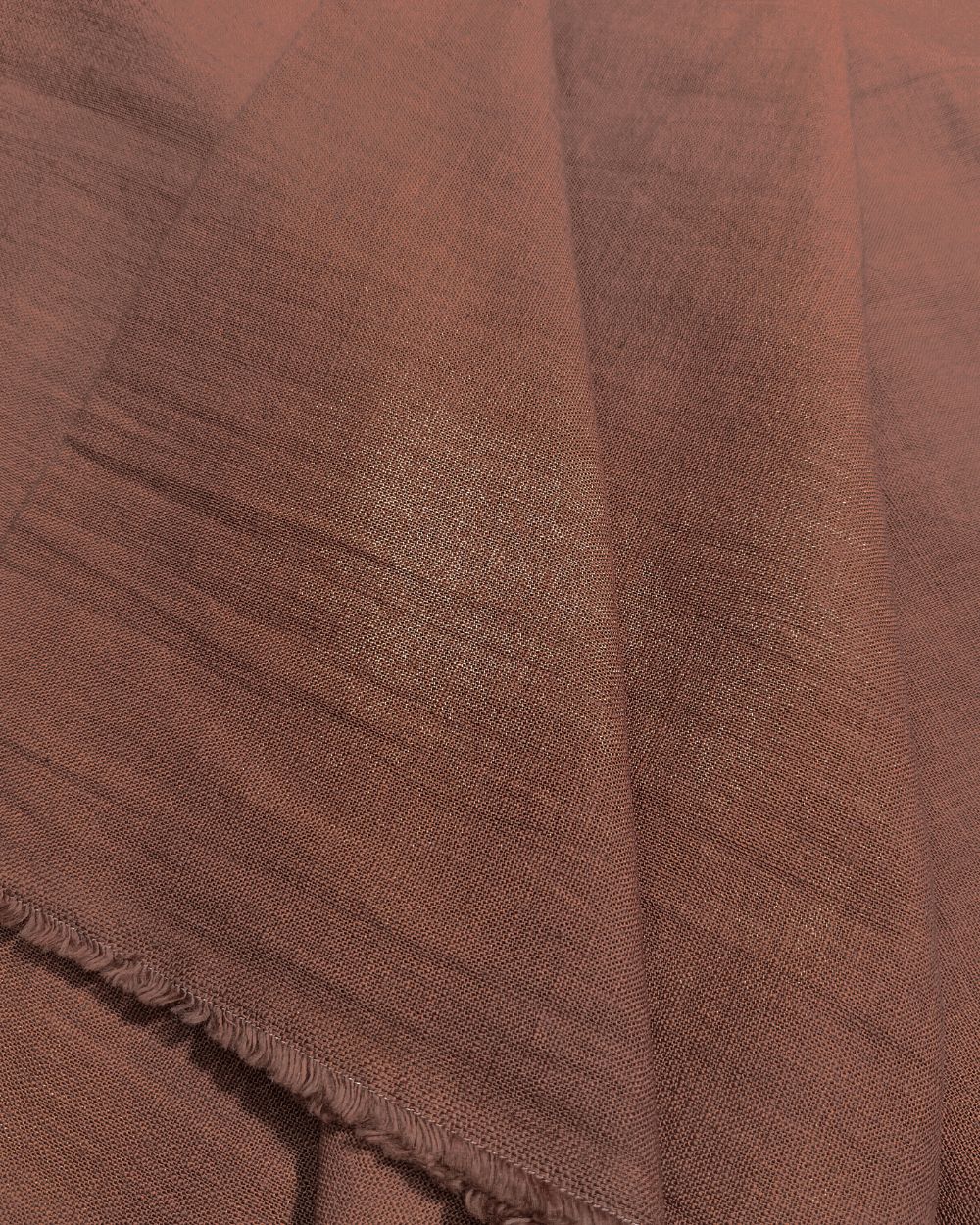 Plain Cotton Linen Coffee Colour 44 Inches Width