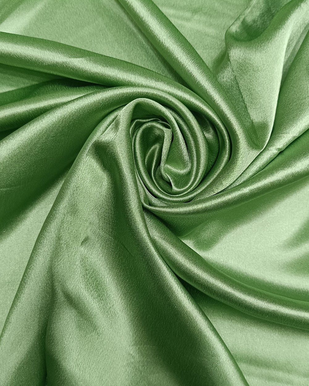 Plain German-Satin Olive Green Colour 44 Inches Width