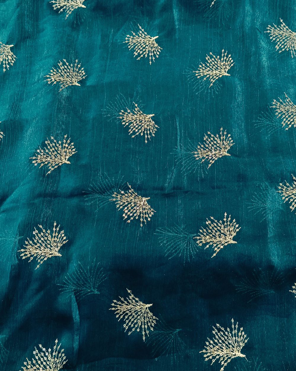 Space Silk Work Kerosene Colour 46 Inches Width