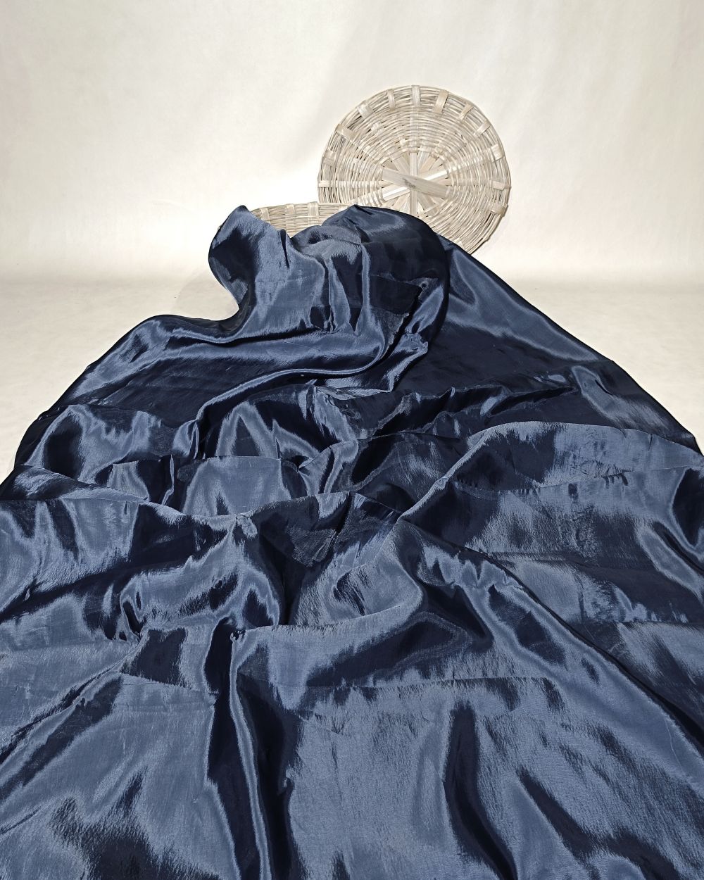 Plain Jimmy Choo Midnight Blue Colour 45 Inches Width