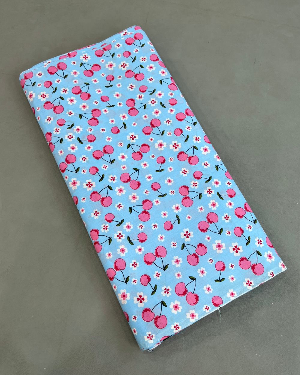 Printed Cotton Nursery Sky Blue Colour 42 Inches Width