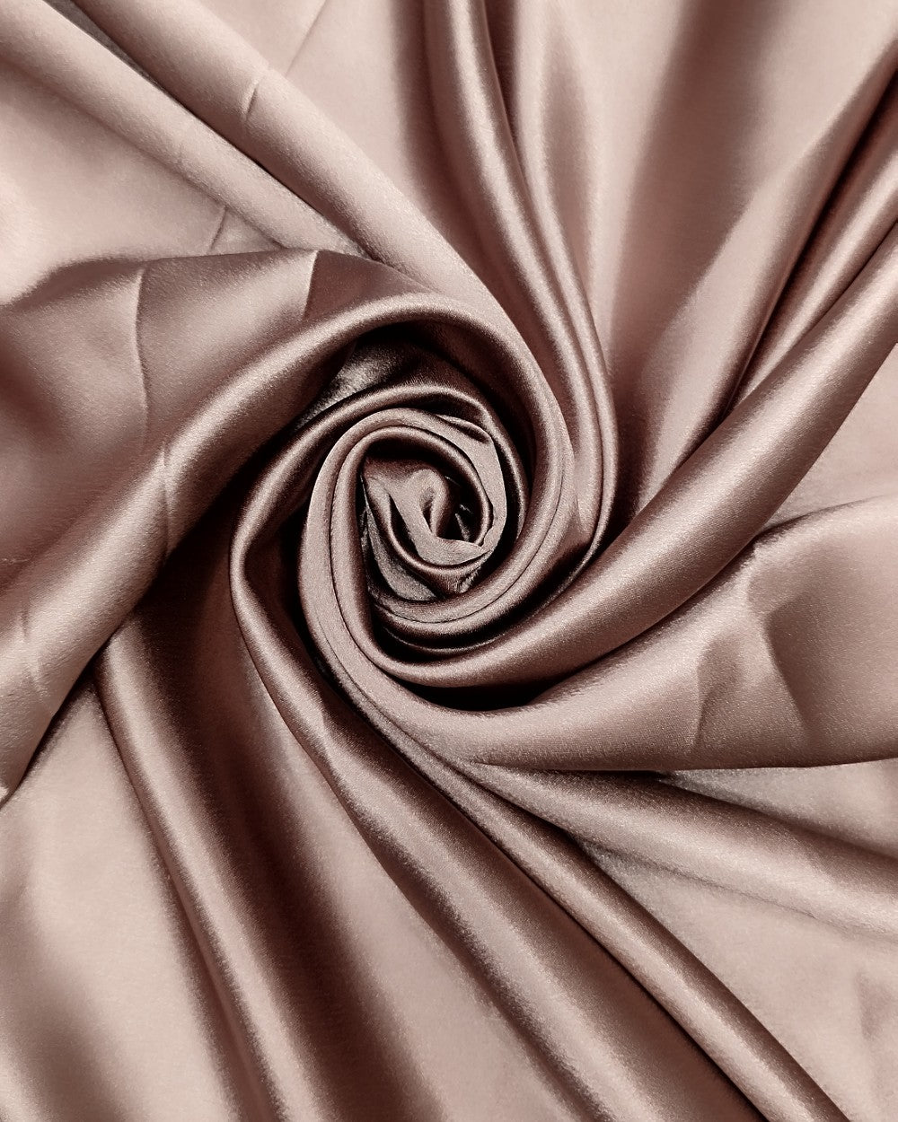Plain German-Satin Tawny Brown Colour 44 Inches Width