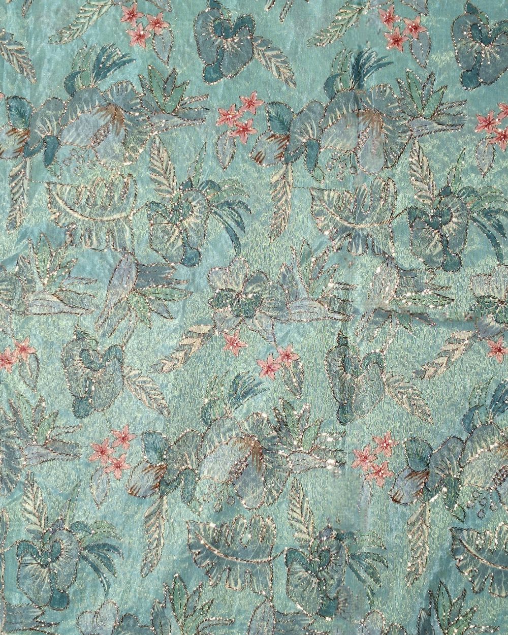 Cosmos Work Seafoam Green Colour 42 Inches Width