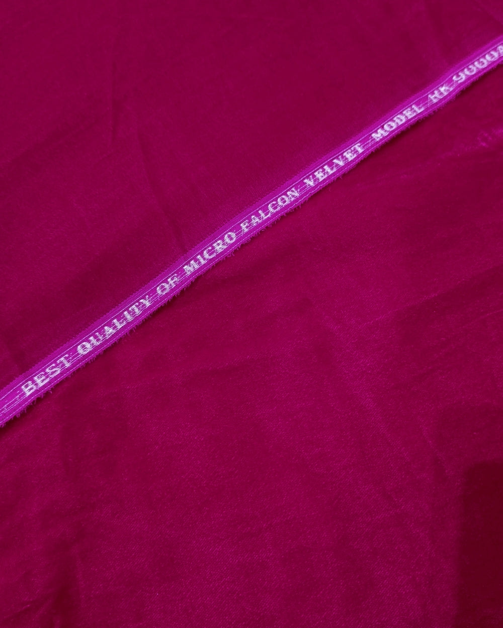 Plain Premium Velvet Rani Pink Colour 42 Inches Width