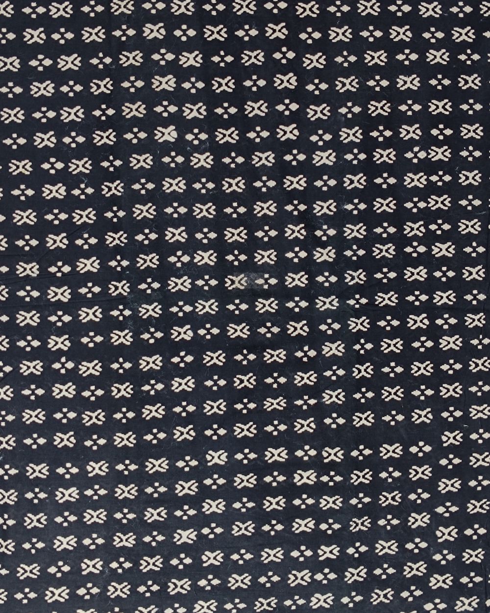 Hand Block Printed Cotton Monochrome Black Colour 42 Inches Width