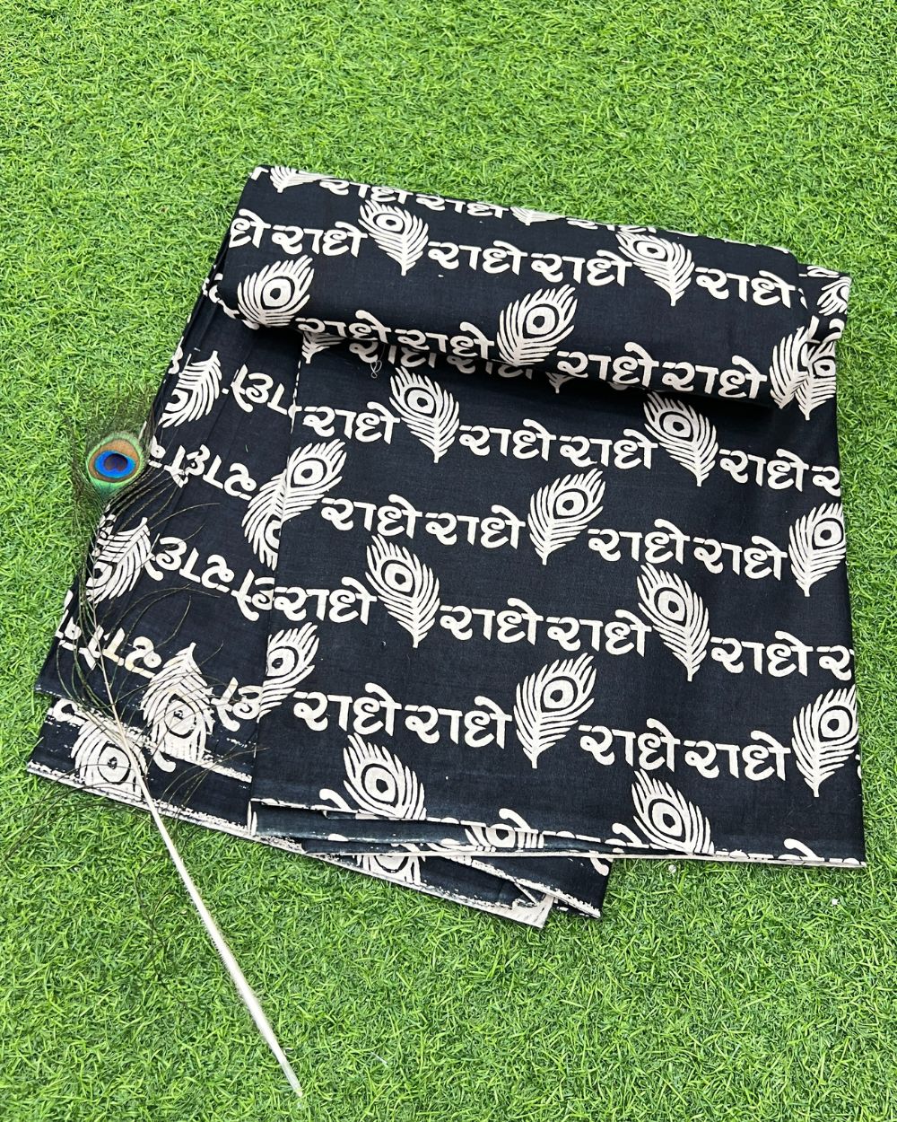 Printed Cotton Black Colour 44 Inches Width