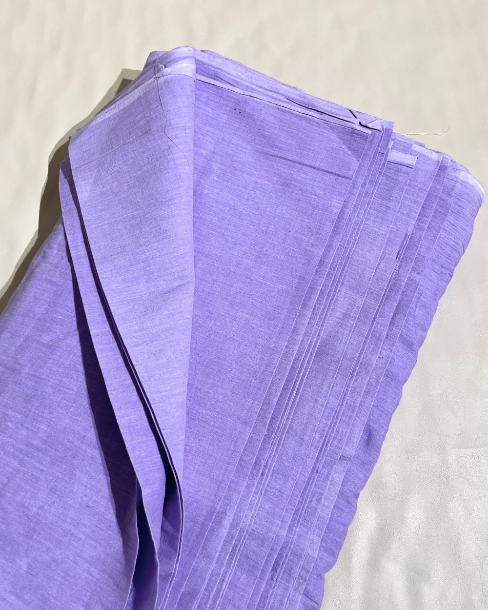 Plain Kora Cotton Pale Lavender Colour 42 Inches Width