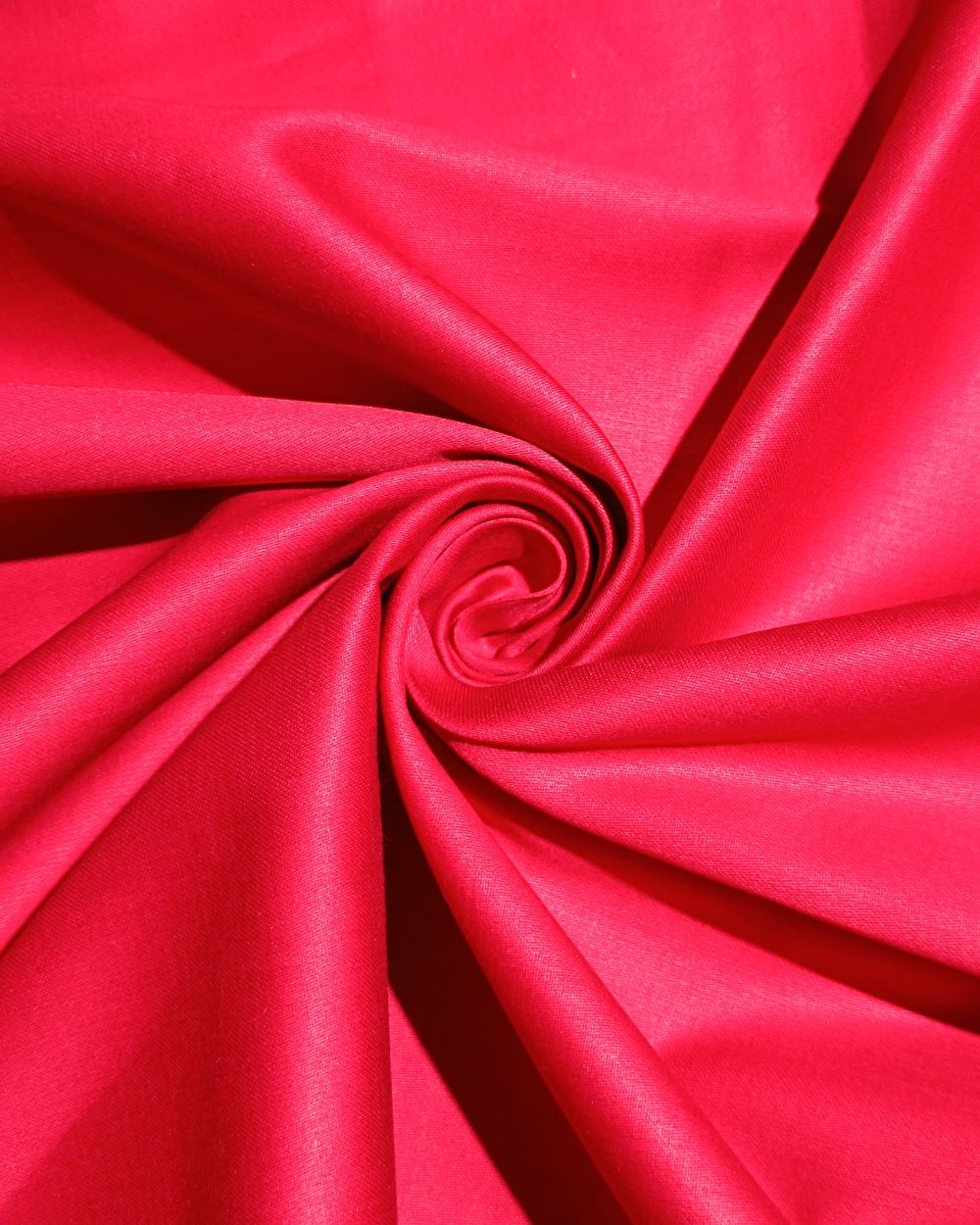 Plain Glaze-Cotton Red Colour 42 Inches Width