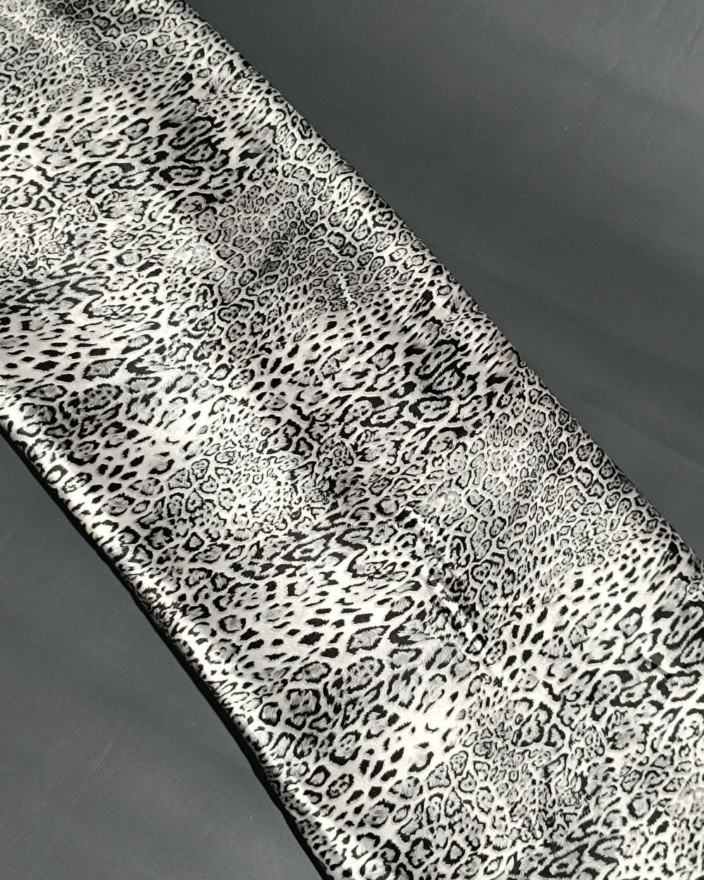 Printed Satin Black & White Colour 44 Inches Width