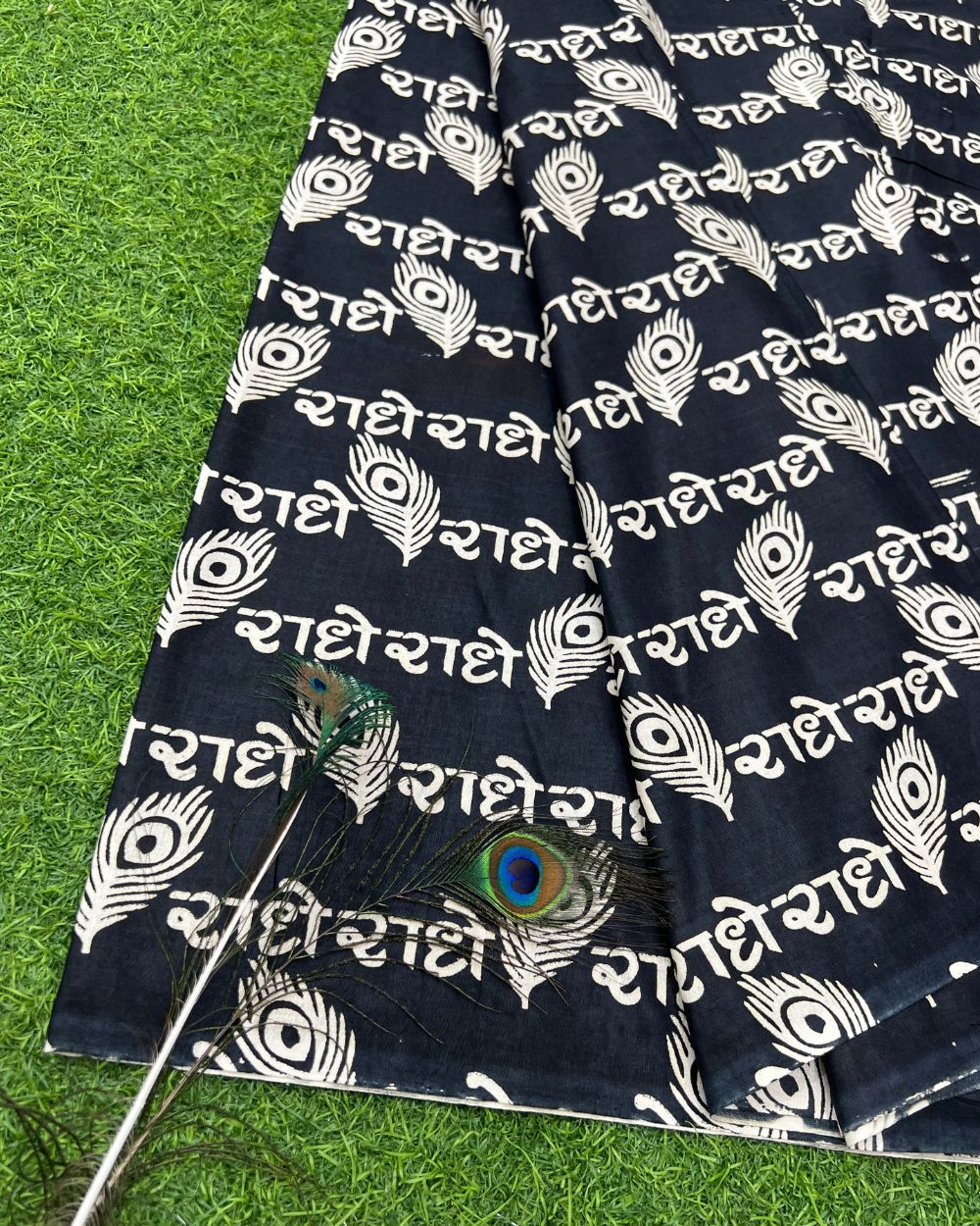 Printed Cotton Black Colour 44 Inches Width