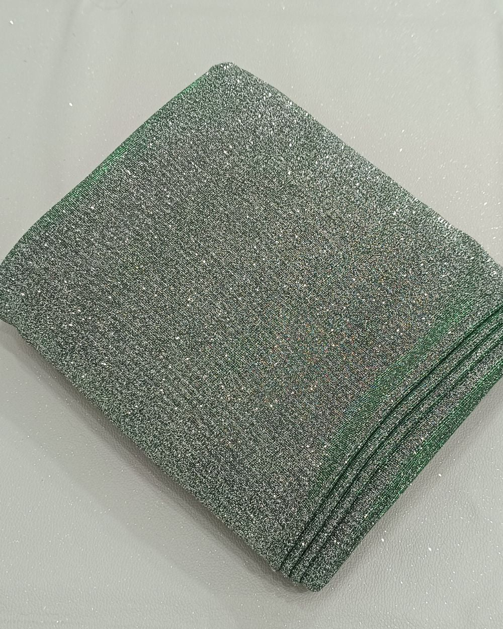 Imported Sparkle Silver Green Colour 57 Inches Width