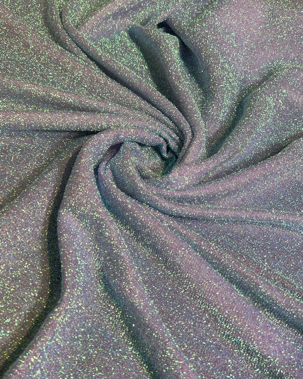 Imported Sparkling Tinsel Lurex Fabric Stretch Metalic Glitter Multicolor (Lavender) 60 Inches Width