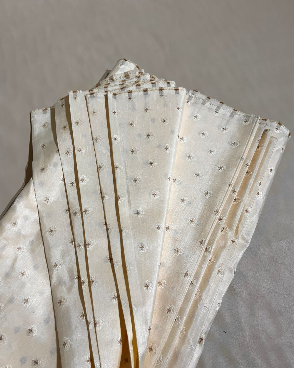Brocade Off White Colour 60 Inches Width