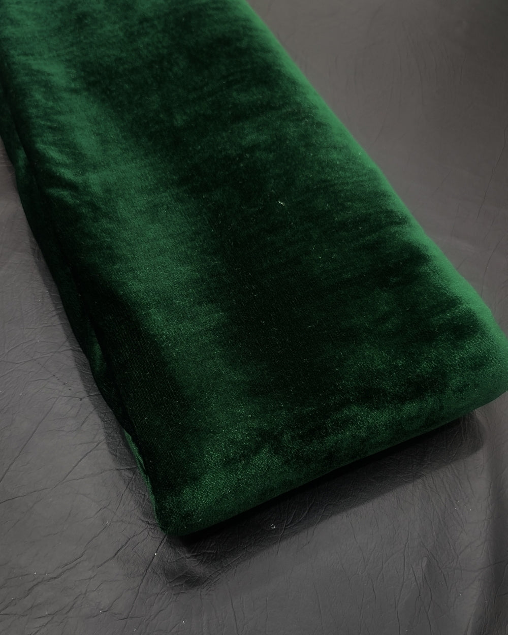 Plain Velvet Bottle Green Colour 60 Inches Width