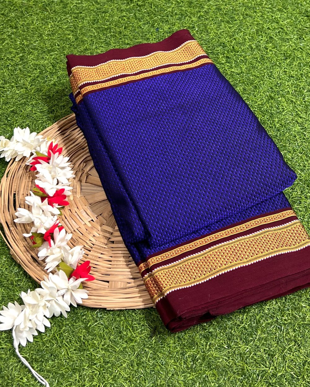 Cotton Khun Violet Colour 36 Inches Width