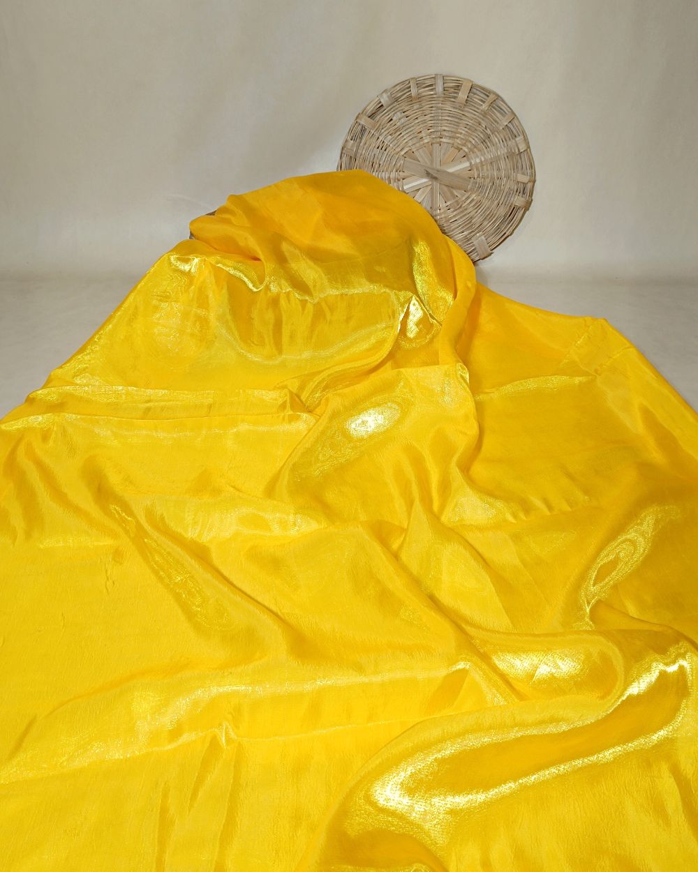 Plain Jimmy Choo Yellow Colour 45 Inches Width