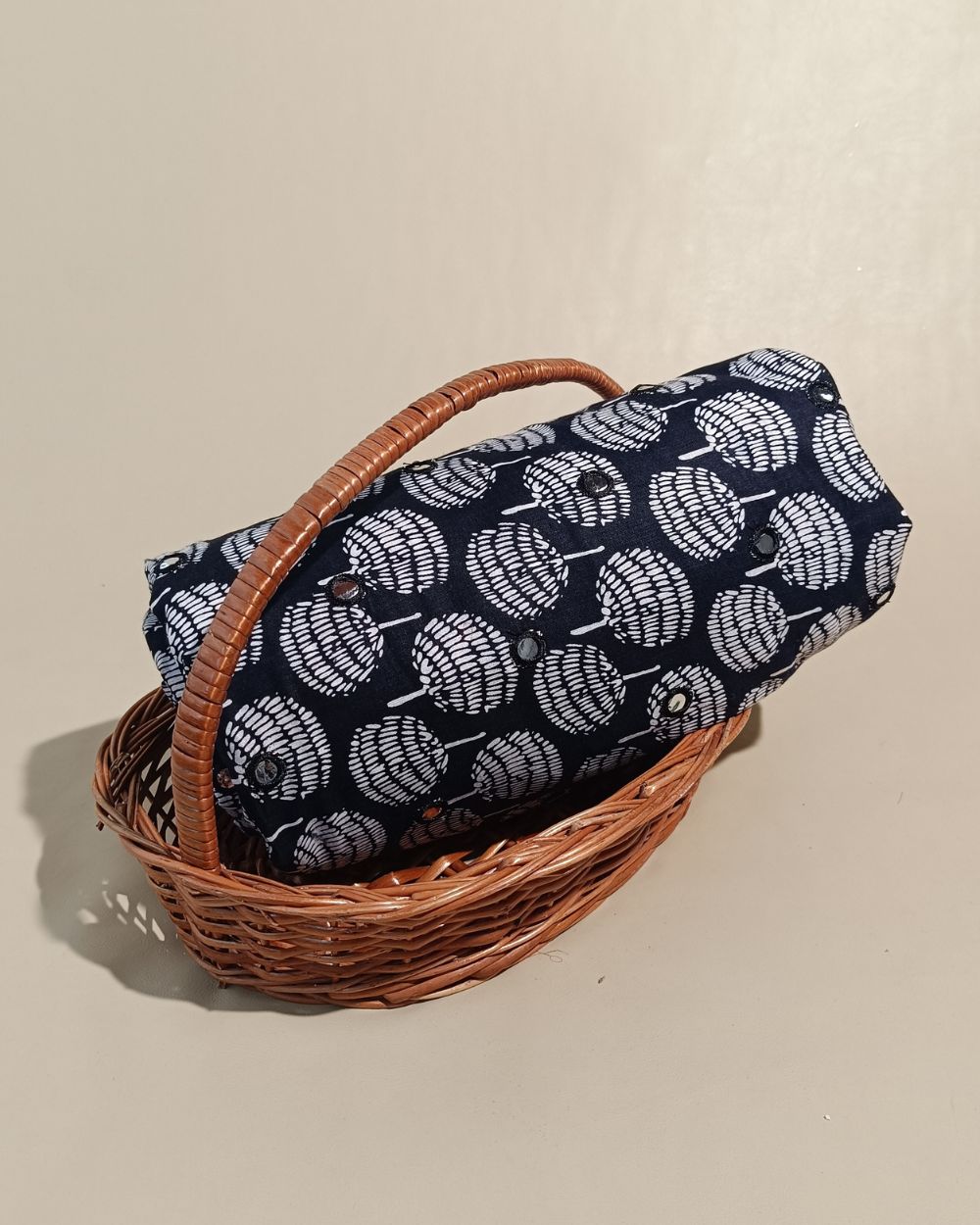 Cotton Abla Work Black Colour 42 Inches Width