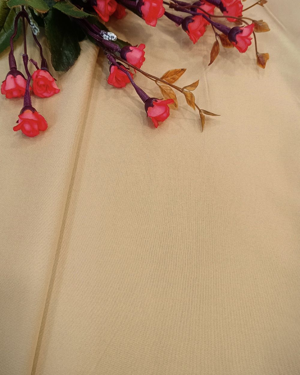 Plain Rayon-cotton Dutch White Colour 44 Inches Width