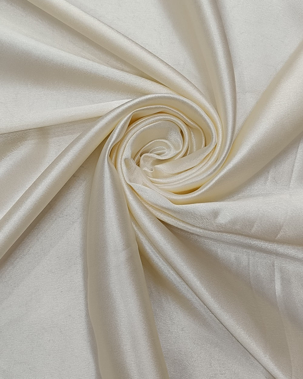 Plain German-Satin Cream (Off White) Colour 44 Inches Width