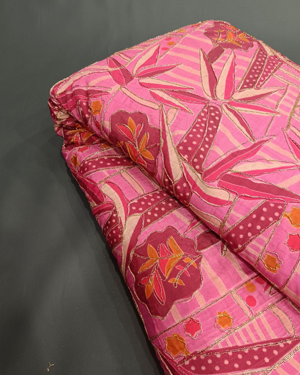 Chinnon Work Pink Colour 45 Inches Width