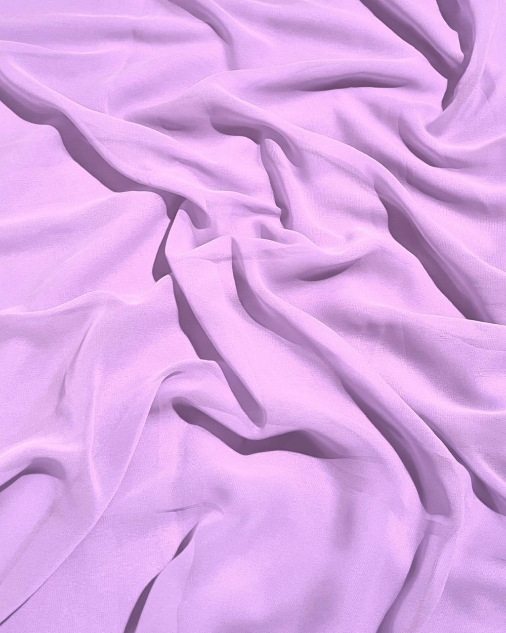 Plain Georgette Light Lavender Colour 44 Inches Width