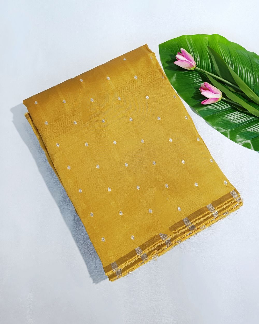 Taffeta Work Dark Mustard Yellow  Colour 60 Inches Width