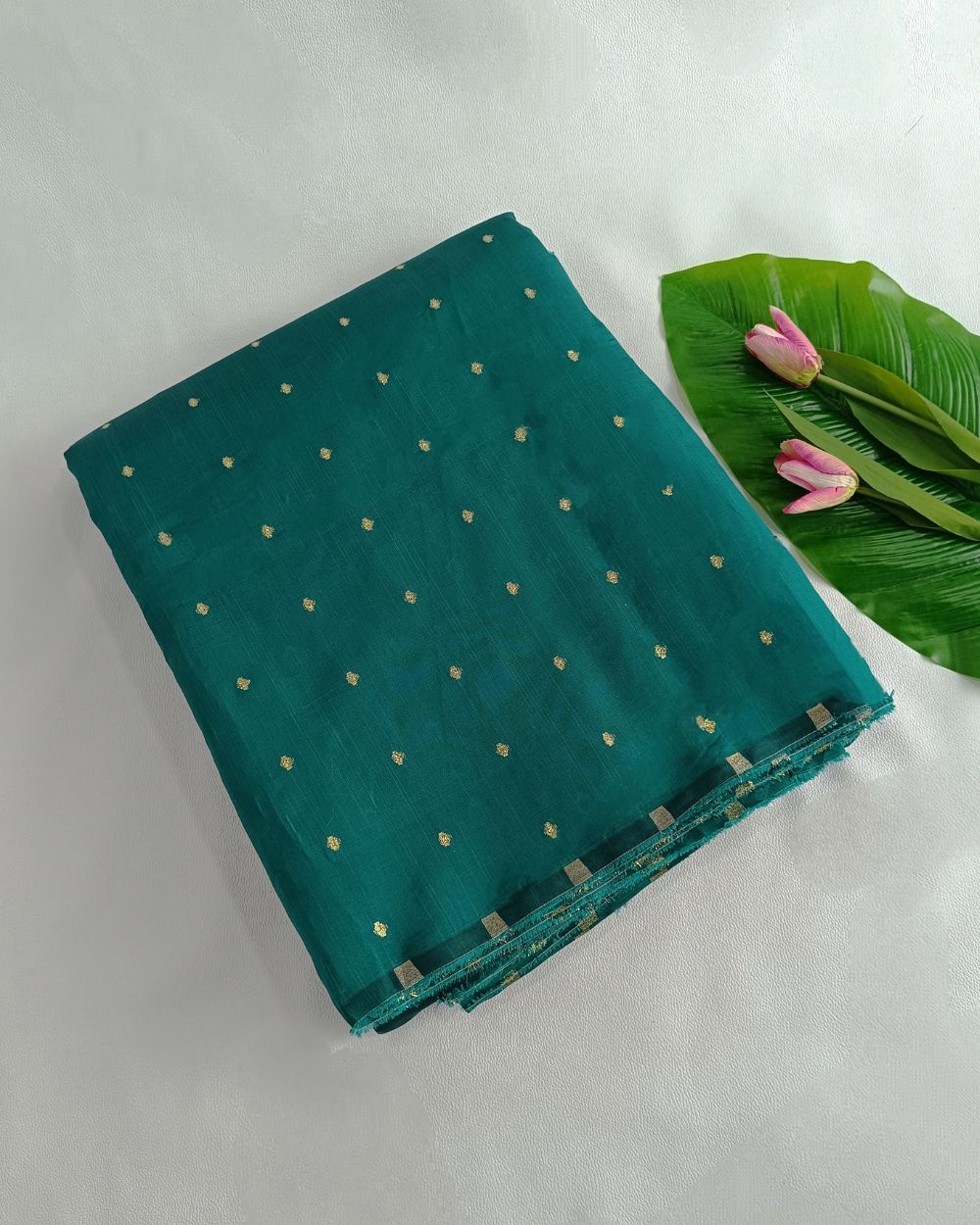 Taffeta Work Peacock Green  Colour 60 Inches Width