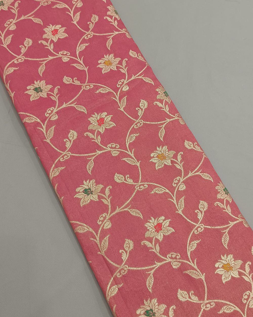 Banarasi Peach Colour 45 Inches Width