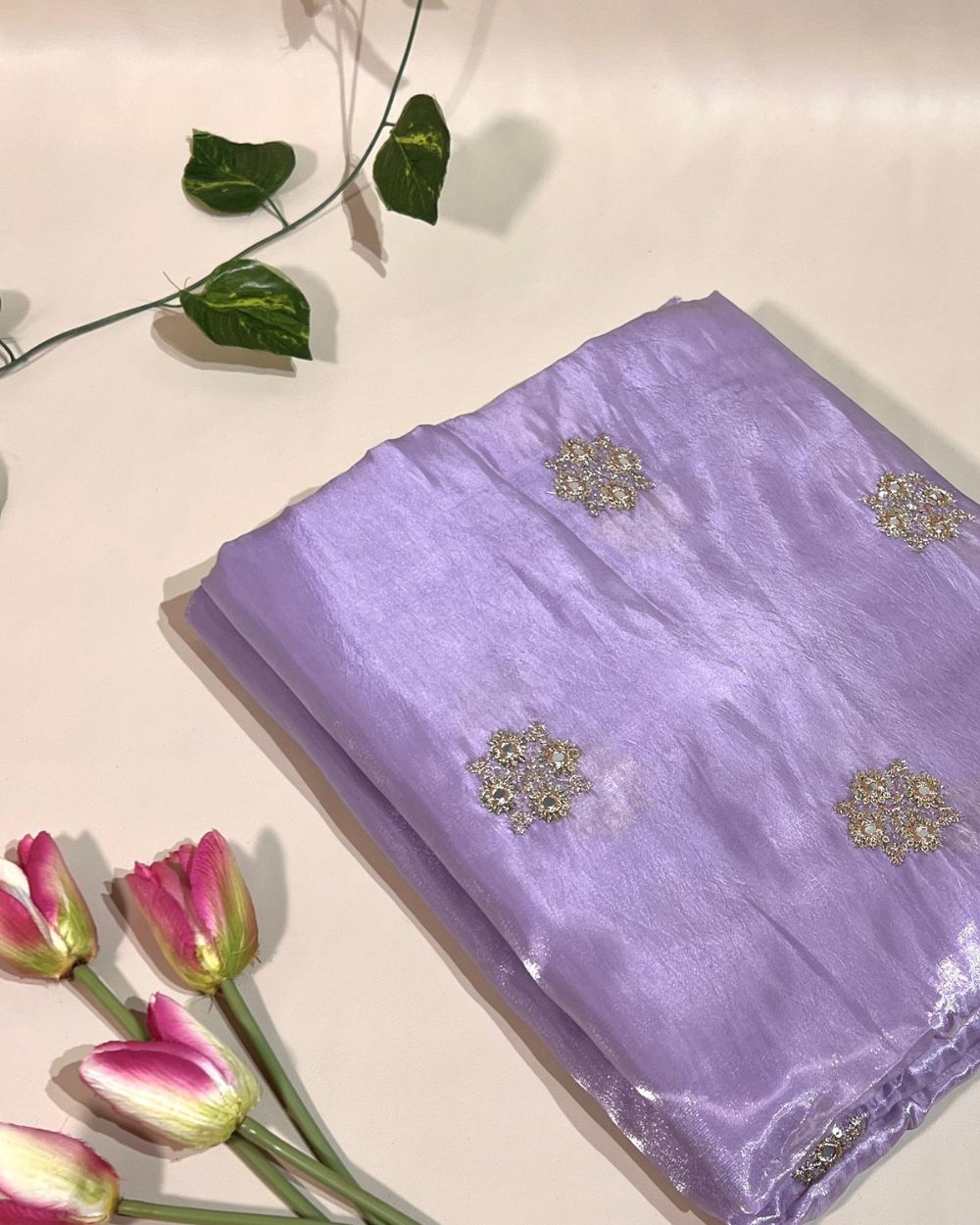Jimmy Choo Work Lavender Colour 45 Inches Width