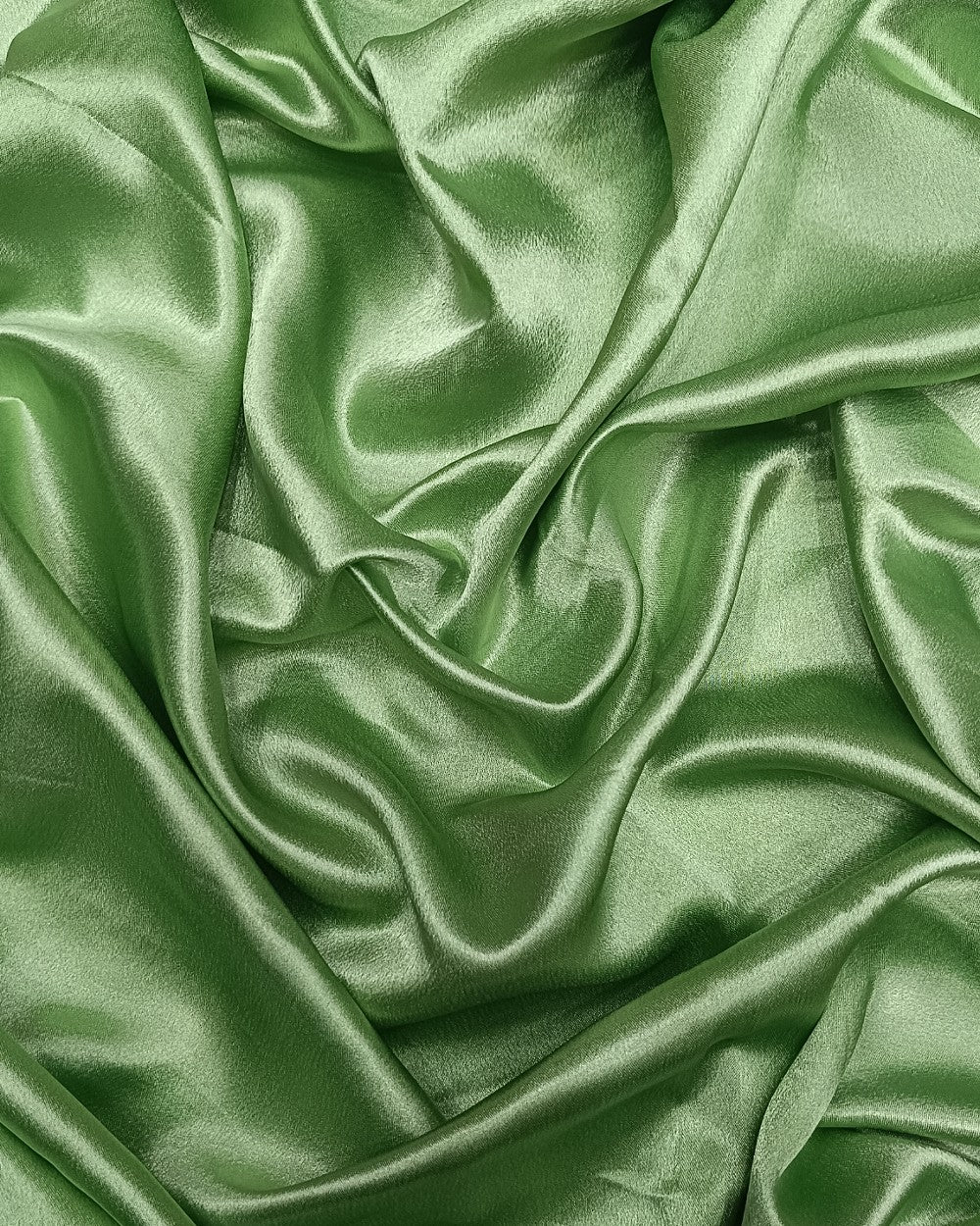 Plain German-Satin Olive Green Colour 44 Inches Width