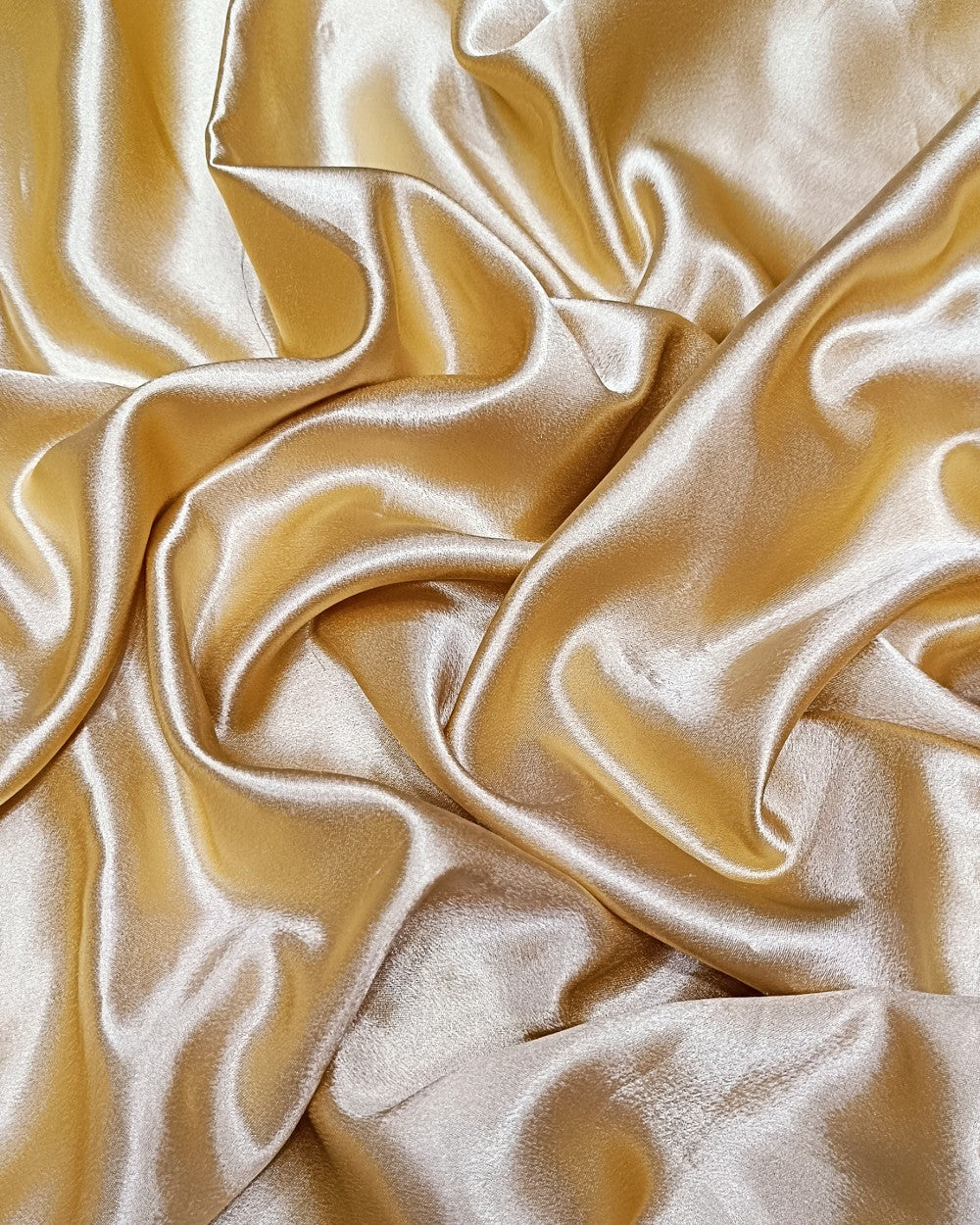 Plain German-Satin Golden Colour 44 Inches Width