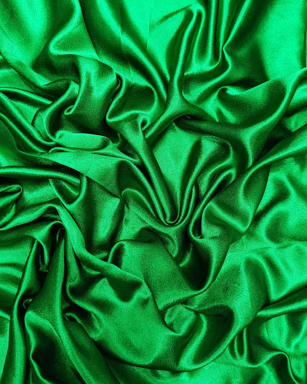 Plain German-Satin Leaf Green Colour 44 Inches Width