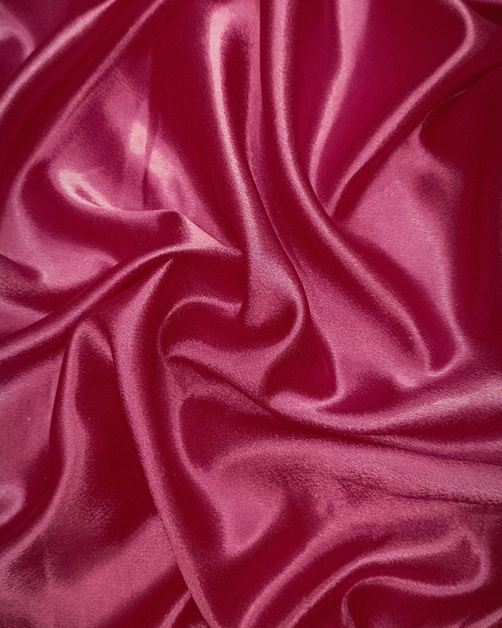 Plain German-Satin Ruby Pink Colour 44 Inches Width