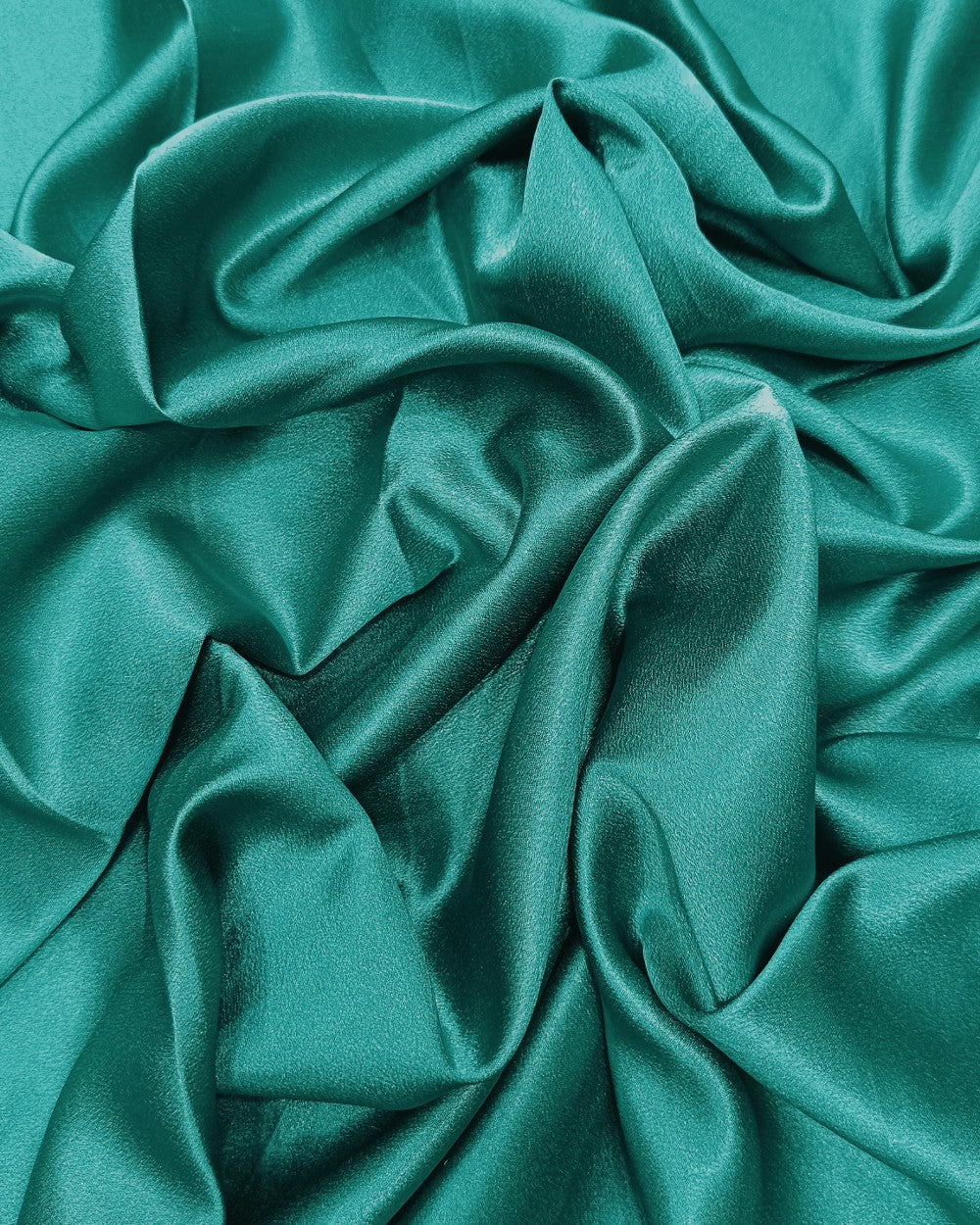 Plain German-Satin Deep Peacock Green(Morpankhi) Colour 44 Inches Width