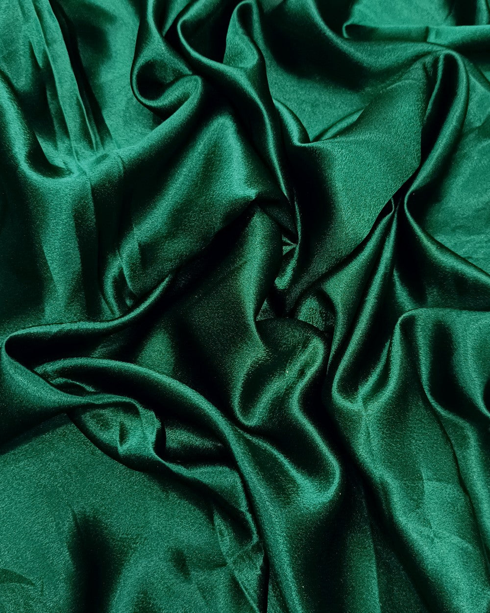 Plain German-Satin Dark Green Colour 44 Inches Width