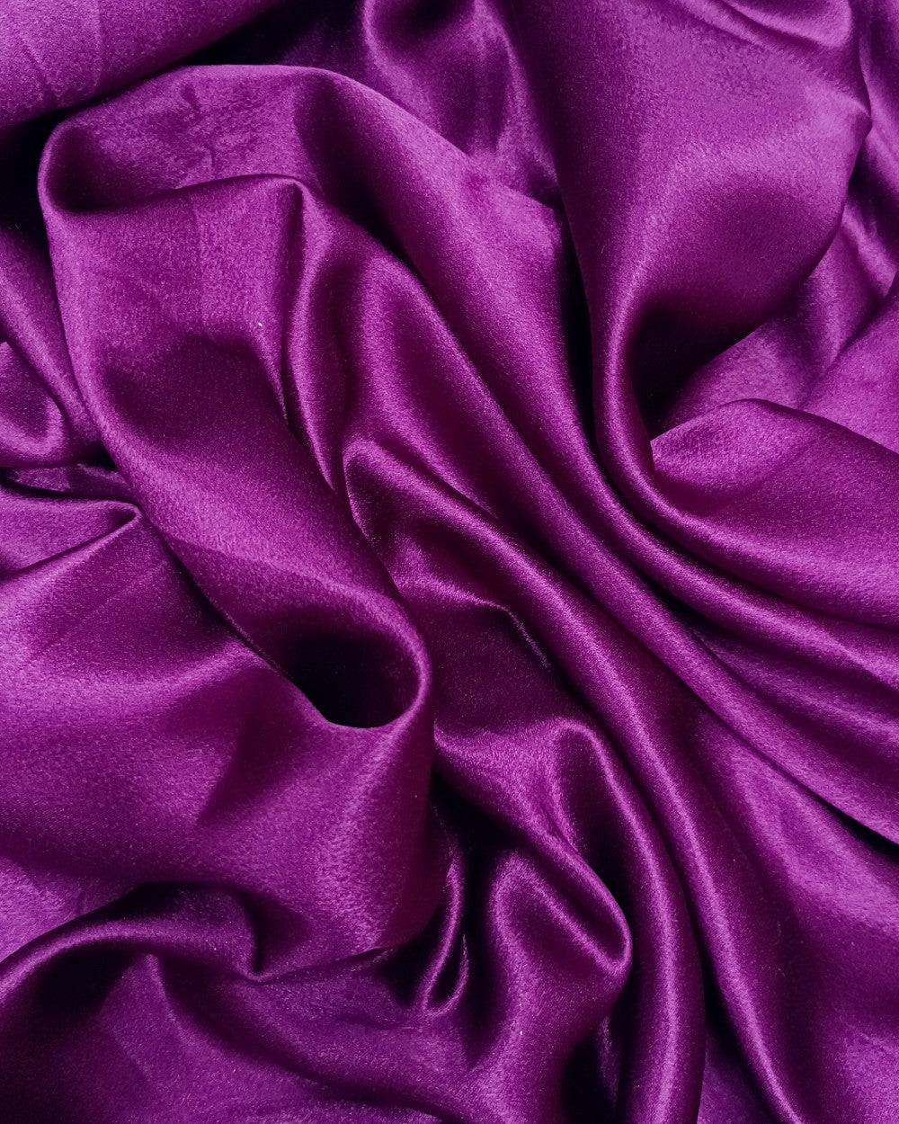 Plain German-Satin Plum Wine Colour 44 Inches Width