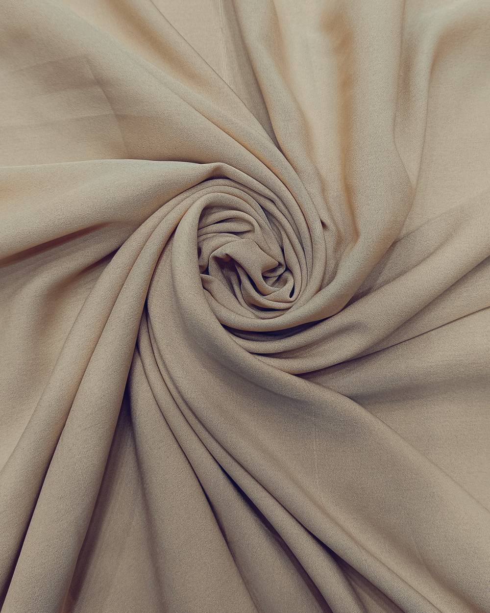Plain Butter Crepe(American) Tan Golden Colour 42 Inches Width