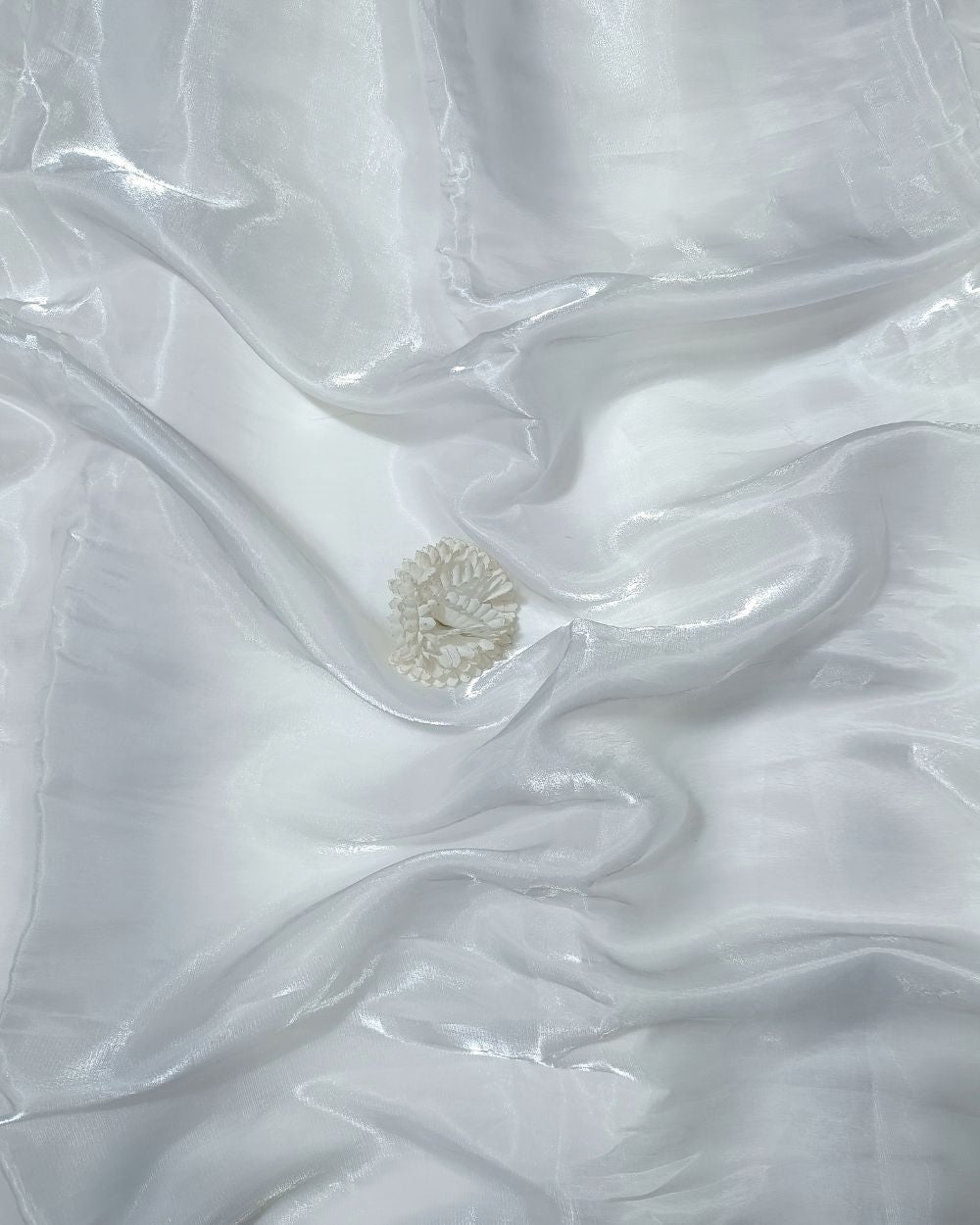 Plain Jimmy Choo White Colour 45 Inches Width