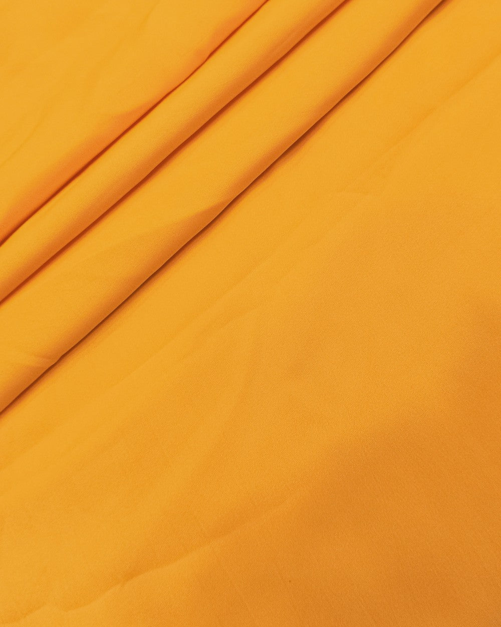 Plain Butter Crepe (American) Mango Yellow Colour 42 Inches Width